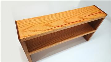 How to make a Red Oak And Mahogany Kitchen Cabinet Countertop Organizer