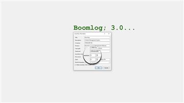 Boomlog 3.0.0 is coding!